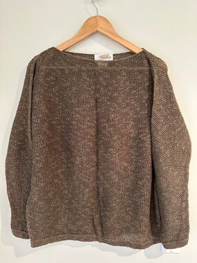 NWOT Millar made in Ireland linen & cotton Relaxed Knit Women’s Sweater.